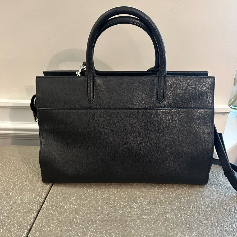 Saint Laurent (YSL) Cabas Rive Gauche black satchel - Picture 2 of 10